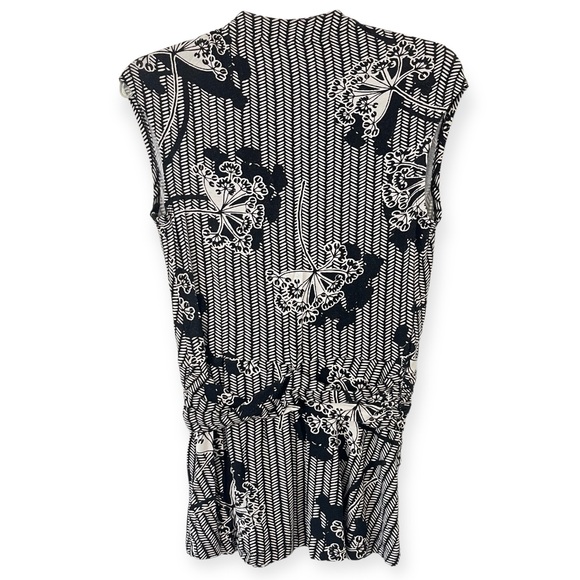 Anthropologie Deletta Floral Wrap Tank Top Blouse Stretch Sz Med (ff) - Picture 9 of 16